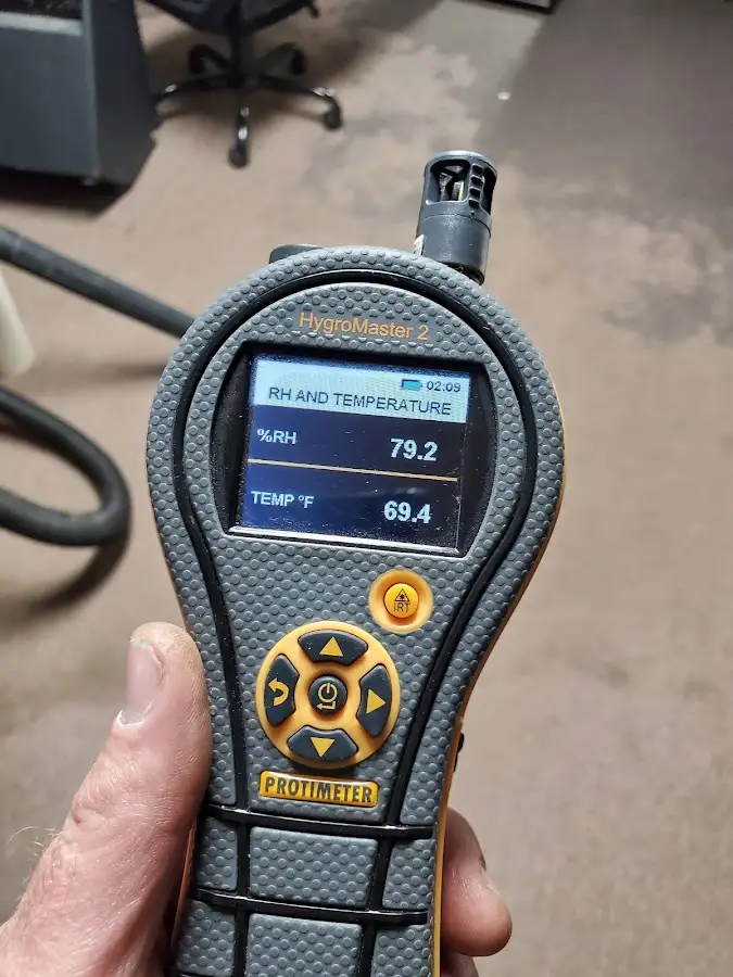 Moisture meter humidity assessment for Fire & Smoke Damage Restoration in Provo
