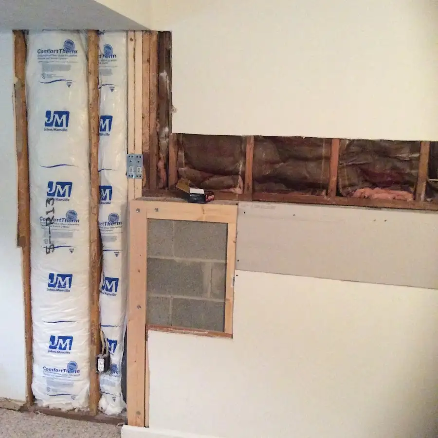 Wall insulation replacement during Structural Drying in Provo